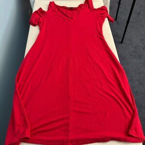 WHBM off the shoulder knit dress